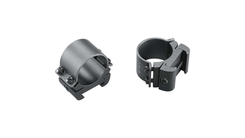 Weaver Sure Grip Windage Adjustable Rings - 1in, Medium, Matte Black 49143