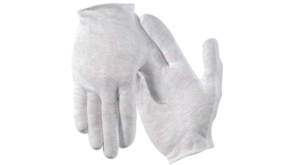 Wells Lamont Cotton Lisle Inspection Gloves, Wells Lamont Y6701L Lightweight, 22.9 Cm 9 Long, Pack