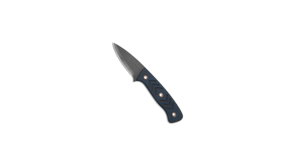 Wenger Blades Wenger Blades Companion Fixed Blade Knife Blue Micarta 2.75" Black, Blue, CPM MagnaCut, adult, BHQ-218115