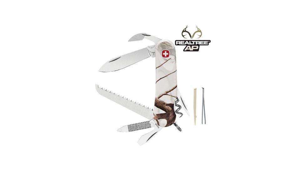 Wenger Realtree AP Snow 13 Swiss Army Knife, White Camo 16848