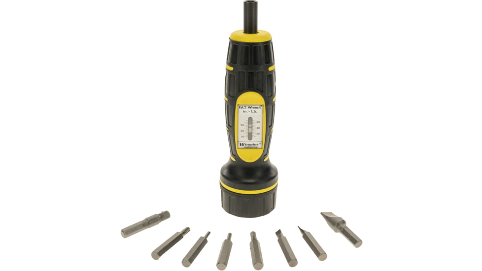Wheeler Fat Torque Wrench Screwdiver w/ 10 Bit Set 553556, EDEMO11