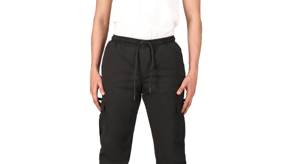White Duck Cargo Stretch Jogger Pants - Mens, Black, Large, WD-JPC-BL-03