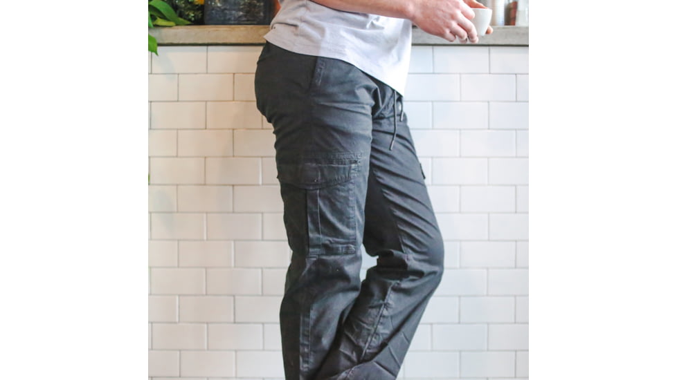 White Duck Cargo Stretch Jogger Pants - Mens, Black, Large, WD-JPC-BL-03