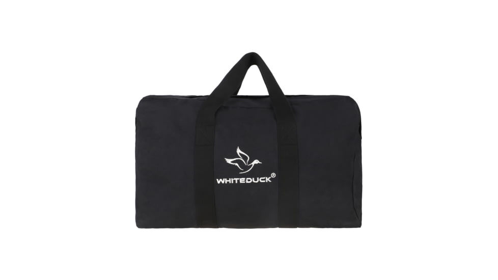 White Duck Hoplite Canvas Parachute Bag, Black, FBA-HPBB-2415