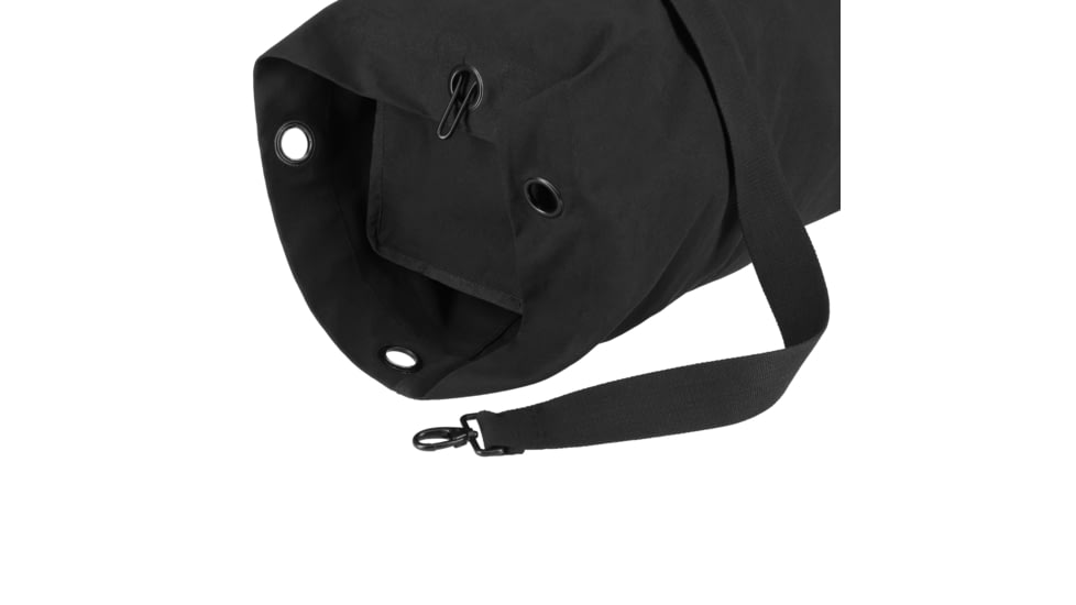 White Duck Hoplite Canvas Top Load Bag, Black, Standard, FBA1-HTLBB-2136