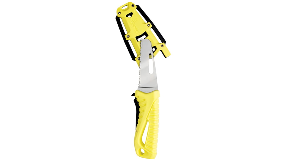 Wichard Marine Offshore Rescue Knife Fixed Blade - Fluorescent, 10192