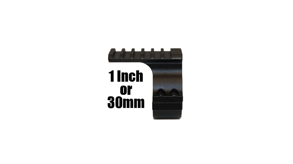 Wicked Hunting Lights 1 in and 30mm Picatinny Scope Mount, W2033
