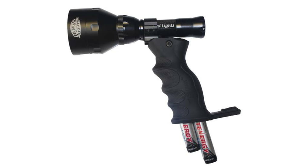 Wicked Hunting Lights Hand Grip w/ Light Mount for Hand Scanning, W2047