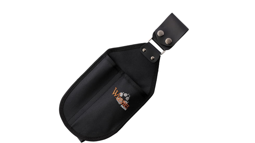 Wiebe Knives Big Game Processing Kit, Satin Finish Stainless Blade, Black Rubber Handle, Nylon Sheath, KS012