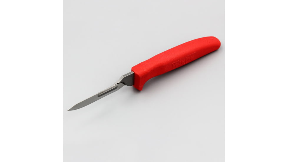 Wiebe Knives Boss Dog Fixed Blade Knife, Red, Small, WB-BOSSDG