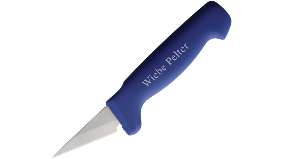 Wiebe Knives Pelting Fixed Blade Knife, Blue, Small, WB-PELTR