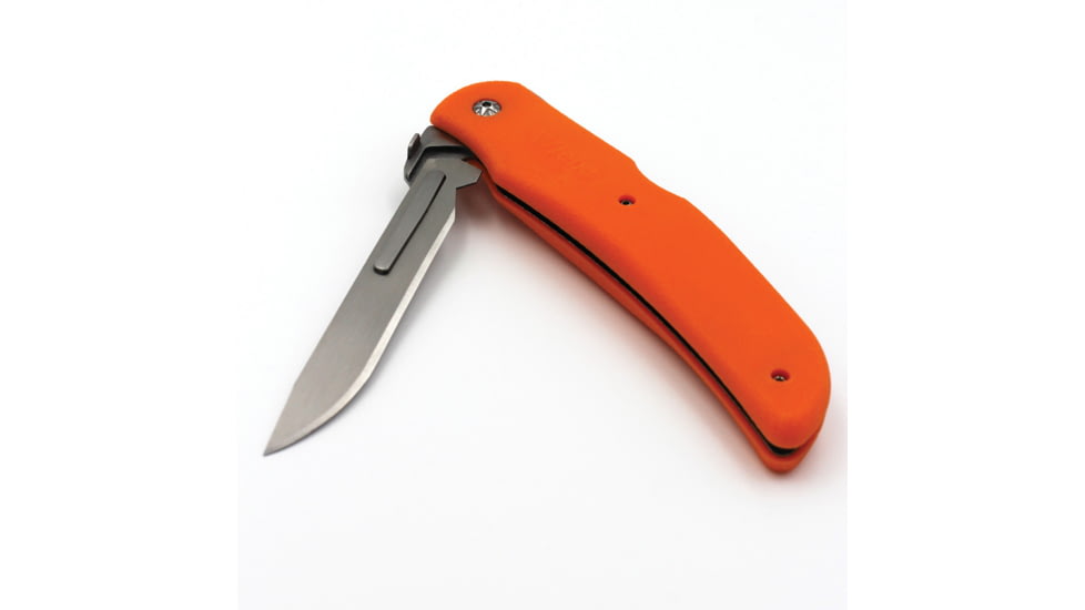 Wiebe Knives Tala Replaceable Blade Knife, Orange, Small, WB-TALA