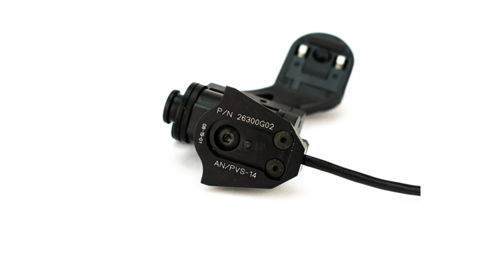 Wilcox AN/PVS-14 Gen1 Arm with NVG On/Off Switch, Black, 26300G02