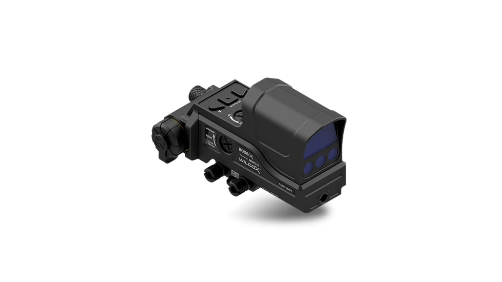 Wilcox BOSS Xe Ballistically Optimized Sighting System, Red Laser Low Power, Black, 64000G12-B