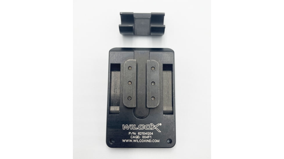 Wilcox DPAM Universal Interface Plate/LEMO Pigtail Storage for HGU-56/SPH-4 Shroud for US Military Flight Helmets, Black, 62104G04-B