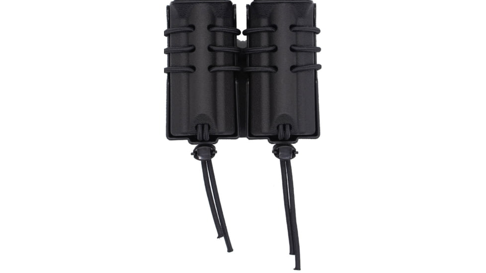 Wilder Tactical Evolution Universal Double Pistol Magazine Pouch Belt Mount, Duty UAB Belt Clips, Black, EVODUPBKDBC