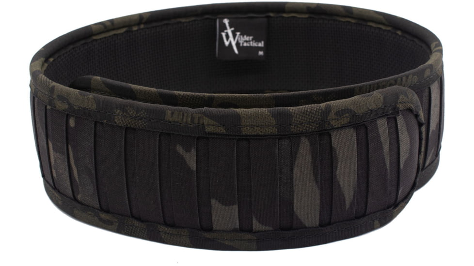 Wilder Tactical Minimalist Belt Pad, Multicam Black, Large, 36-40, BPMCBLG