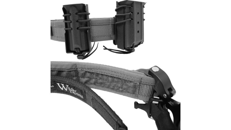 Wilder Tactical Urban Assault Belt 1.75 w/ IDR/Inner Belt, Black, 28-32, UABBKSM