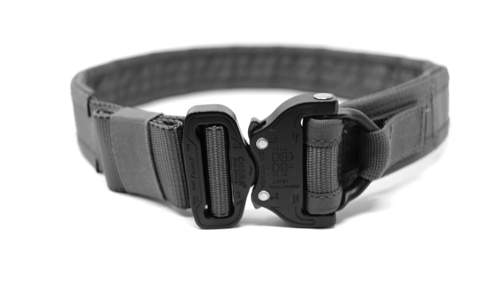 Wilder Tactical Wilder Urban Assault Belt 1.75in w/Integrated D-Ring and Inner Belt, Black, Small, 28-34 in, UABBKSM