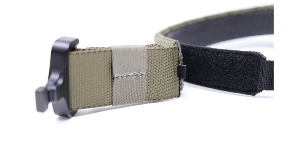 Wilder Tactical Wilder Urban Assault Belt 1.75in w/Integrated D-Ring and Inner Belt, Ranger Green, Small, 28-34 in, UABRGSM