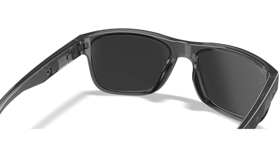 Wiley X Active 6 Ovation Matte Sunglasses, Capture Polar Blue Mirror, Crystal Dark Grey Lens, AC6OFN19