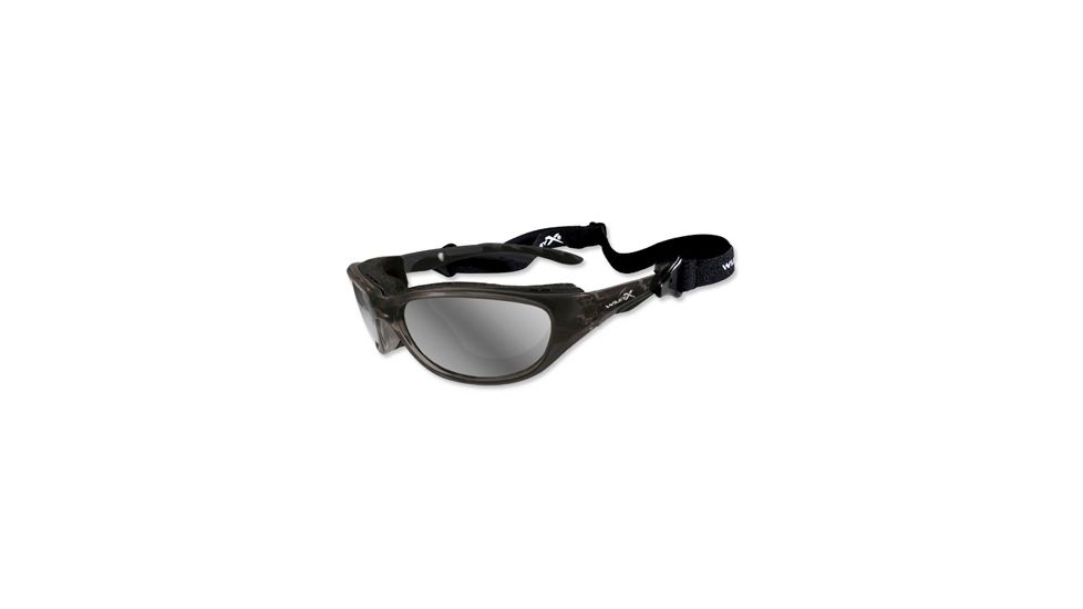 Wiley X Airrage Progressive Prescription Sunglasses, Crystal Metallic Frame, 697PR