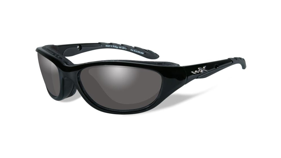 Wiley X AirRage Gloss Black Frame w/ RX Prescription Lenses