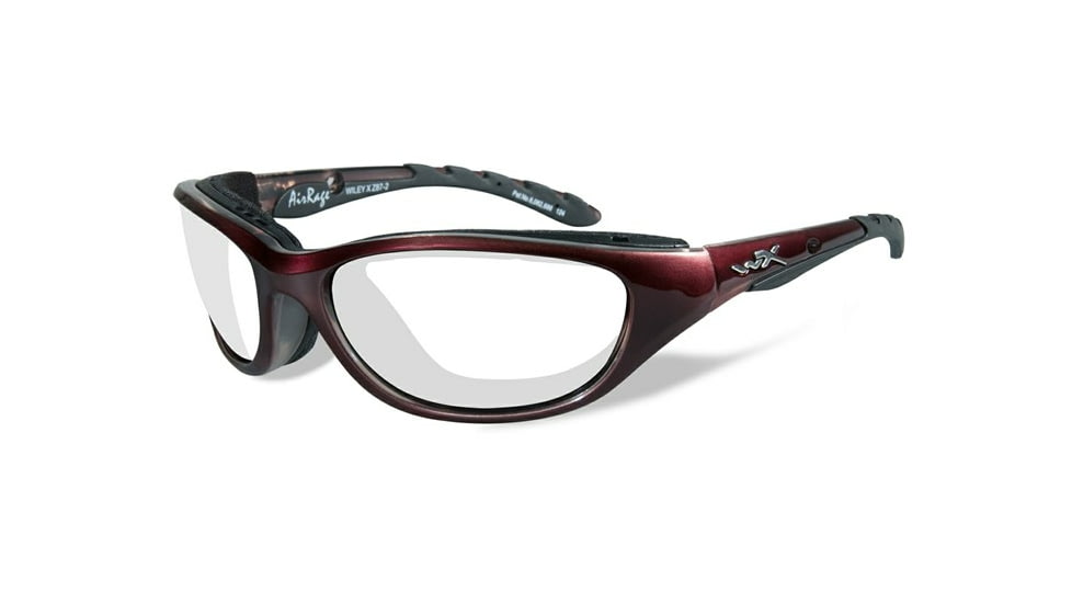 Wiley X Airrage Progressive Prescription Sunglasses, Liquid Plum Frame, 691FPR