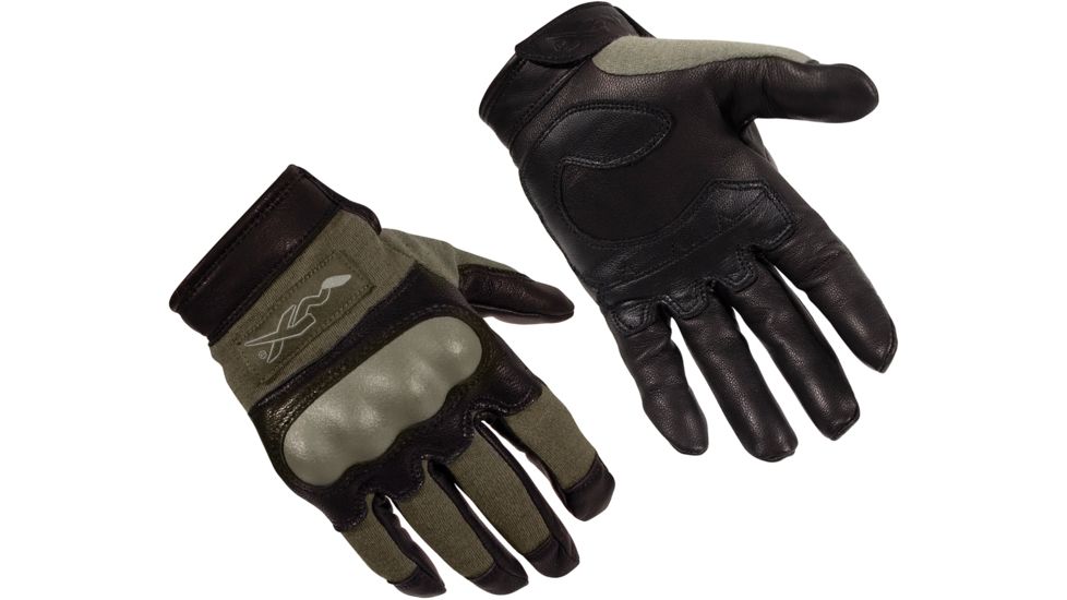 Wiley X USA Combat Assault Gloves, Foilage Green, Small, U232.SM