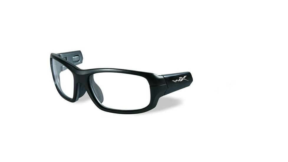 Wiley X Gamer Progressive Prescription Sunglasses, Matte Black/Dark Silver Frame, YFGAM01PR