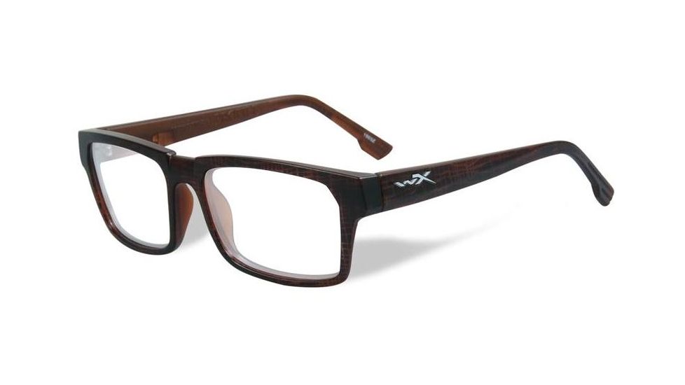 Wiley X Profile Bifocal Prescription Eyeglasses, Matte Hickory Brown Frame, WSPRF03BI