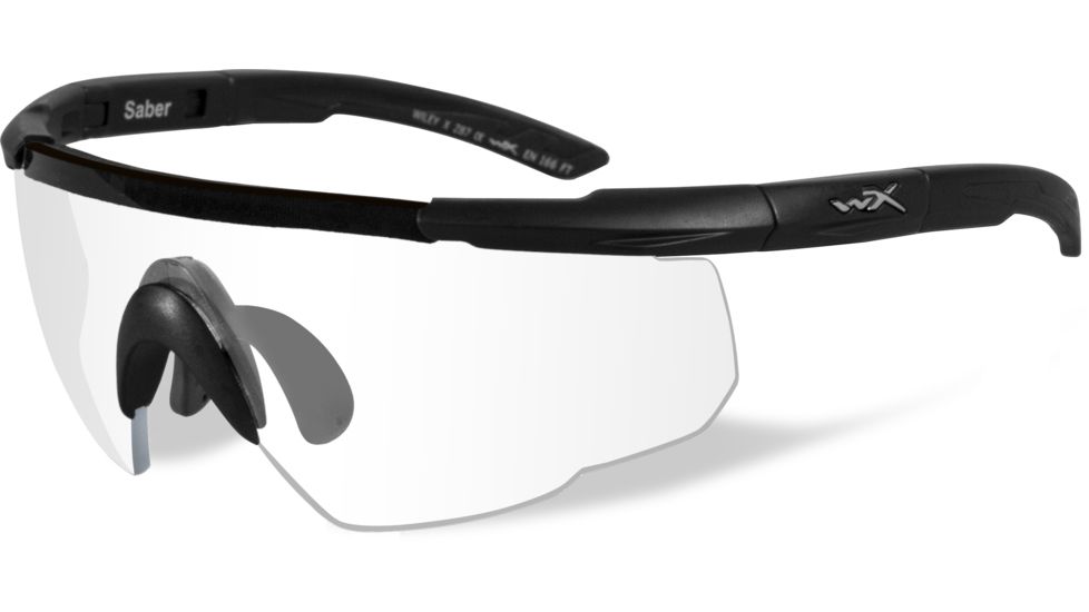Wiley X Saber Advanced Sunglasses - Clear Lens / Matte Black Frame 303
