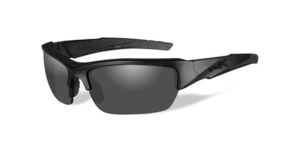 Wiley X Valor Apel Single Vision Prescription Sunglasses, APEL Matte Black Frame, CH4701SV