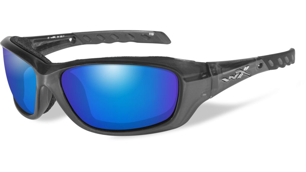 Wiley X WX Gravity CCGRA Bifocal Prescription Sunglasses - Black Crystal Frame CCGRA04BF
