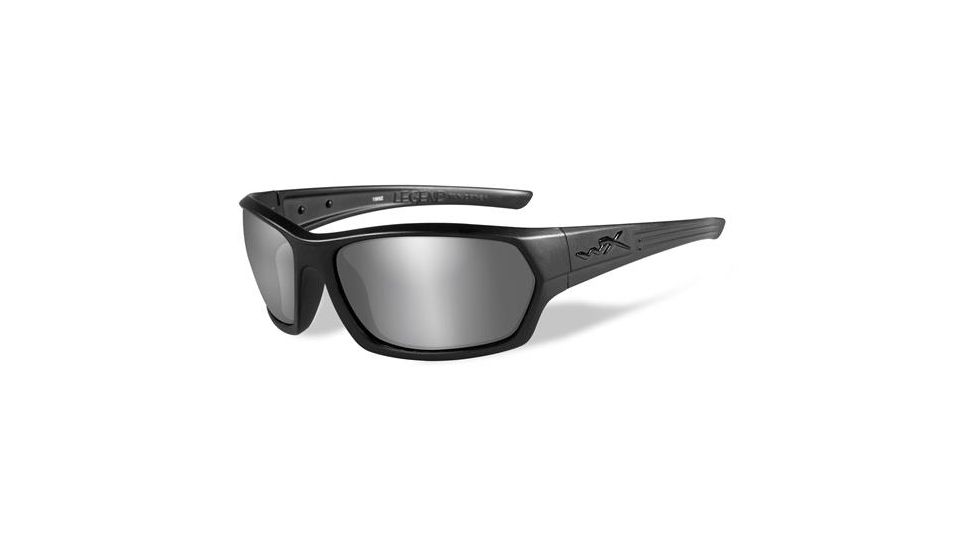 Wiley X WX Legend Bifocal Prescription Sunglasses, Matte Black Frame, SSLEG01FBI
