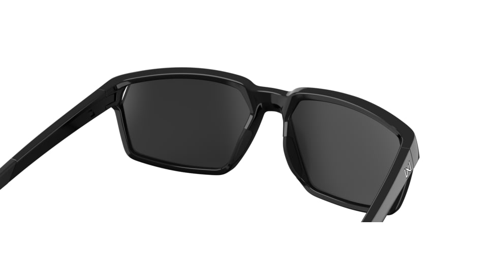 Wiley X WX Sierra Sunglasses, Matte Black Frame, Sierra Captivate Pol Black Mirror Lens, AC6SRA05