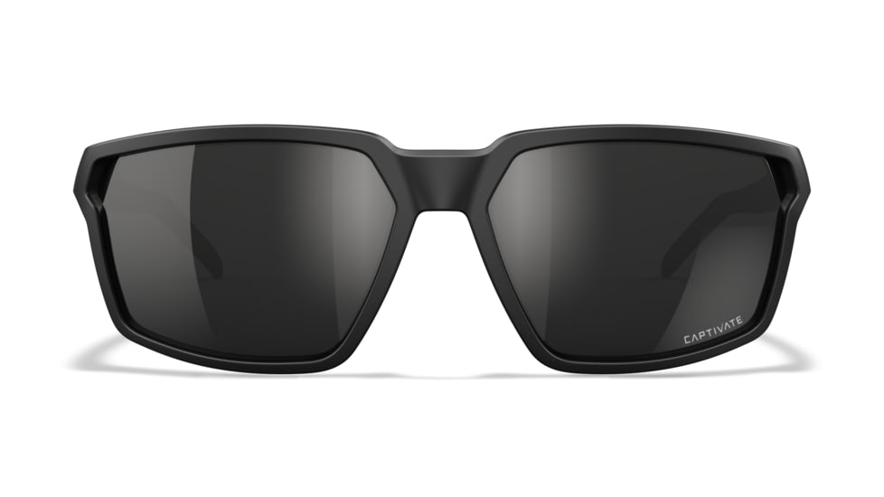 Wiley X WX Sierra Sunglasses, Matte Black Frame, Sierra Captivate Pol Black Mirror Lens, AC6SRA05