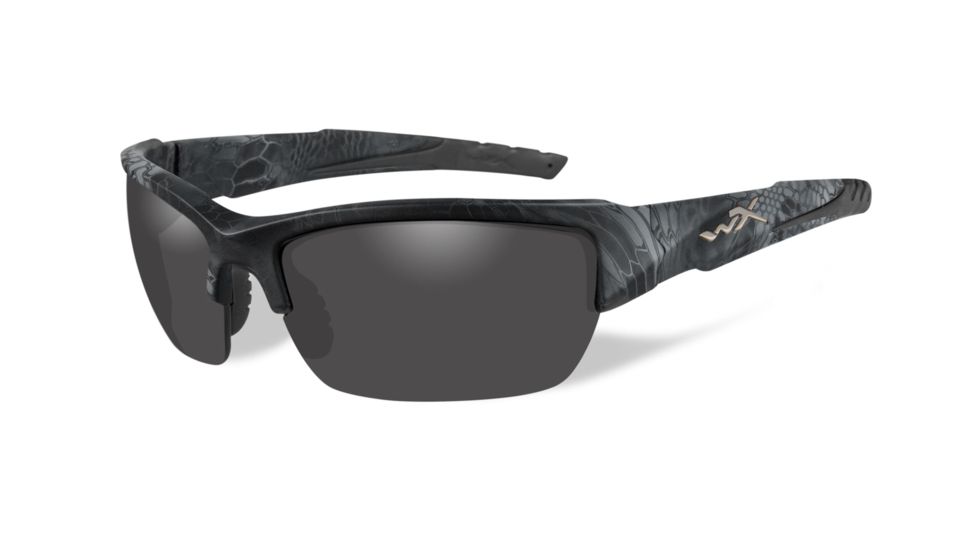 Wiley X Valor Single Vision Prescription Sunglasses, KRYPTEK TYPHON Frame, CHVAL12SV