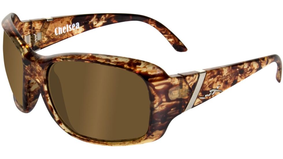 Wiley X WX Chelsea SSCHE RX Single Vision Sunglasses - Iced Tea Frame SSCHE04RX
