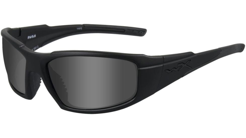 Wiley X WX Rush ACRUS RX Single Vision Sunglasses - Matte Black Frame ACRUS01RX