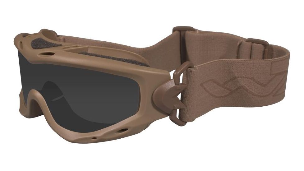 Wiley X Spear Goggles Tan Frame - Close-up
