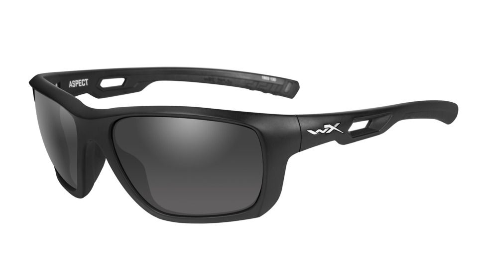 Wiley X Wx Aspect Grey Lens, Matte Black ACASP01