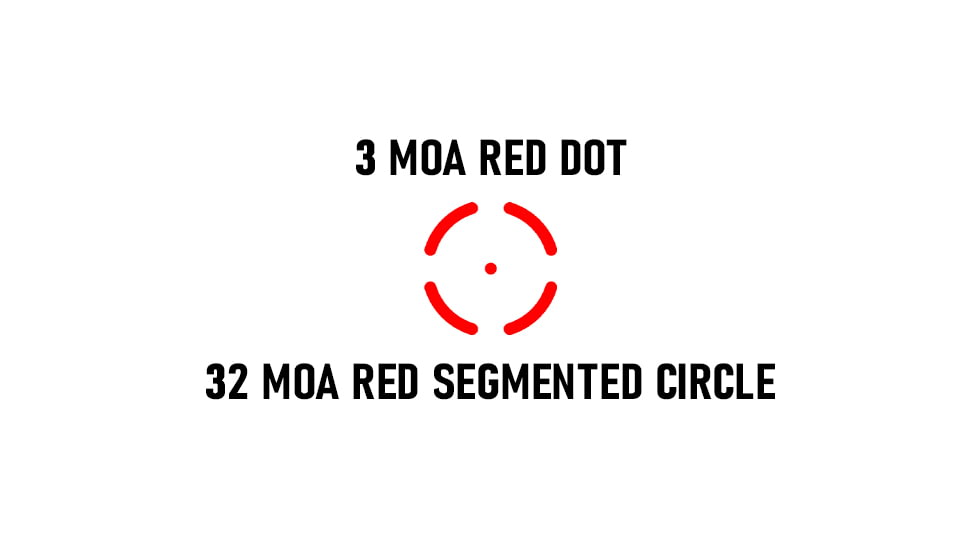 Williams Gun Sight LRS Reflex Sights, 3 MOA Dot Reticle, Black, 616522