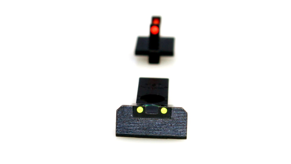 Williams Gun Sight Target Pistol Sights For Ruger GP100, Green/Red, 70958