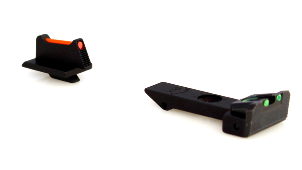 Williams Gun Sight Target Pistol Sights For Ruger GP100, Green/Red, 70958
