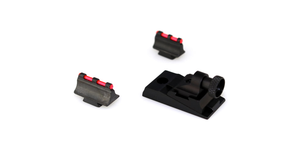 Williams Gun Sight WGRS Fire Sight Peep Set, Marlin 336, 1894, 1895, Black/Red, 70018