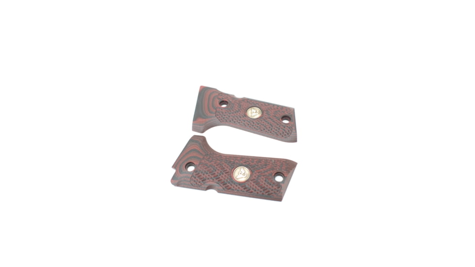 Wilson Combat Beretta 92, 96 Compact G10 Grips, ULTRA THIN with WC Logo, Black Cherry, 728-CP-UT-BC