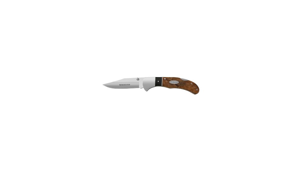 Winchester Knives Blade Burl Wood Knife 22-41785