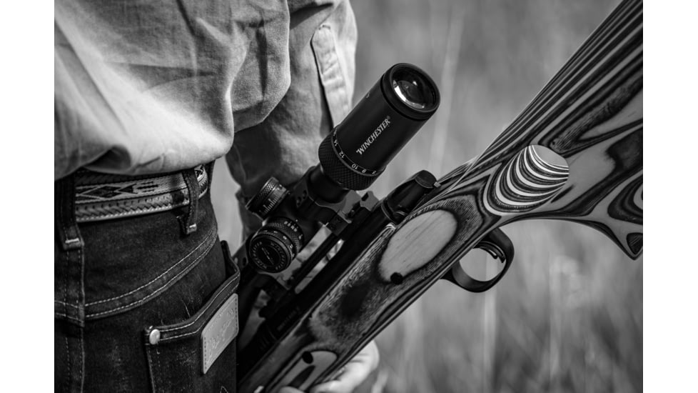 Winchester Supreme Optics 3.5-10x50mm Riflescope, Black, 3.5-10x50