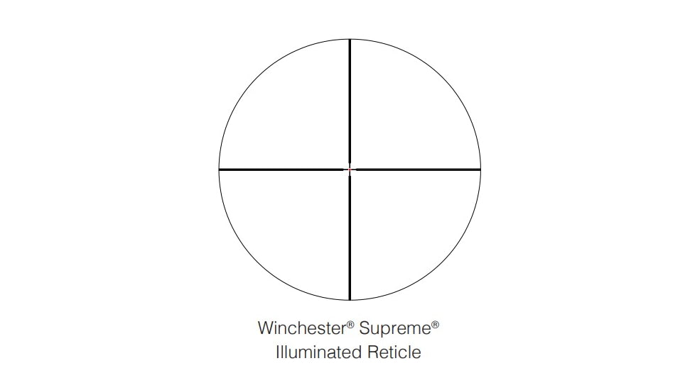 Winchester Supreme Optics Illuminated Reticle